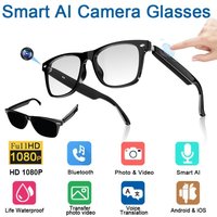 4K HD AI Smart Glasses Chat GPT 100MP Camera Recording Bluetooth Call 260Mah Battery Voice Assistant Control Smart Glasses 2025