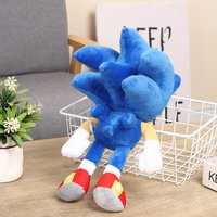 Cartoon Blue Hedgehog Action Figure Stuffed with Plush Toys Sonic Mouse Tails Cartoon Character Animal Doll Stuffed Kids Gifts