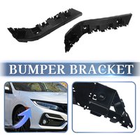 Pair Front Bumper Retainer Mounting Brackets Set For Honda Civic 2016-2021 71193-TEA-T01 71198-TEA-T01 71193TEAT01 71198TEAT01