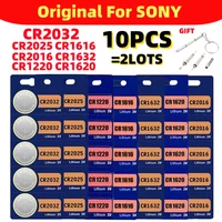 NEW 10PCS Original For Sony CR2032/CR2025/CR2016/CR1632/CR1616/CR1620/CR1220/Lithium Button Battery Watch Calculator Car Key