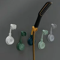 1pc Suction Cup Shower Holder Adjustable Shower Head Holder Universal Bathroom Bracket Nozzle Base Stand Punch-Free 360°Rotation