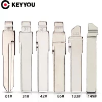 KEYYOU 1PCS Uncut Key Blade For Audi for VW Polo Passat B5 Tiguan Golf Santana Bora Seat Skoda HU66 #01 #42 #31 #86 #133 #149