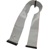 3-Port 3.5 Inch IDE Female IDC 34Pin 34P 2.54mm Connector Floppy Drive Flat Ribbon Industrial Computer Data Transfer Cable 50cm