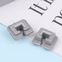 5/10Pcs Aluminum Alloy Trimmer Head Eyelet Square Cord Buckle Replacement Parts Gardening Tools Lawn Mower Trimmer Accessories