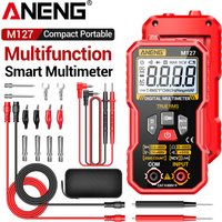 Mini Multimeter Portable Tester ANENG M127 400V AC/DC Voltage Resistance NCV Sensing 40Mohm Ohmmeter Zero-fire Detector Tools