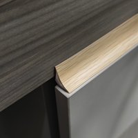 1PC 2m/78.74inch corner skirting board,self-adhesive quarter corner decorative strip,quarter corner decorative strip