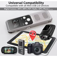 Universal USB C to Mini USB Adapter Female to Male for GoPro Hero 3 Dash Cam MP3 Charging Sync Converter