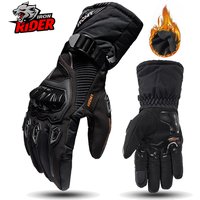 Gant de Moto Imperméable pour Homme, Coupe-vent, Motocross, Adapté à l'Écran Tactile, Hiver