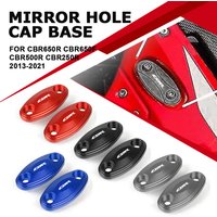For Honda CBR650R CBR650F CBR500R CBR300R CBR250R 2013-2021 Motorcycle Rear View Mirror Block Off Base Plates Cover Decorative