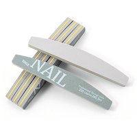 5/10 Pcs/Lot Professional Nail Files Set 220/280 Grit Sandpaper Halfmoon Nails Buffer File Block Manicure Accessories And Tools