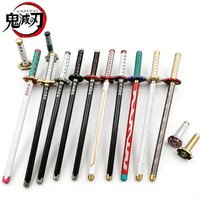 Anime Demon Slayer Peripheral Neutral Pen/my Wife/Zenyi/Moth/Butterfly Blade Day Wheel Knife Stationery Signature Pen
