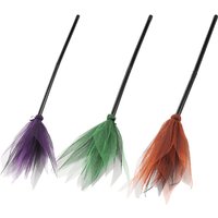 1pc Wizard Broom Detachable Festival Party Decoration Asquerade Dress Up Decoration Cosplay Costume Props For Halloween TMZ