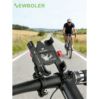 AliExpress NONE NEWBOLER 360° Rotatable Aluminum Adjustable Bike Phone Holder MTB Phone Mount Stand Bicycle Holder Non-slip Cycling Bracke