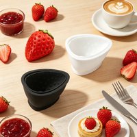 Single or 8 or 10 or 15-Cell Strawberry Design Fruit Mousse Mould Food Grade Silicone Cake Mold Chocolate Mold Dessert Tools