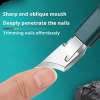Eagle Beak Beveled Nail Clippers Kit Of 3,long Handle Thick Ingrown Slanted Wide Care Jaw Nails Opening Nail Anti W4n5