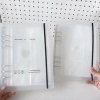 A5 3/5 Inch Loose Leaf Korean Idol Kpop Photo Album Collect Book Binder Photocards Organizer Journal Notebook School Stationery