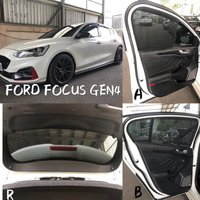 For Ford Focus MK4 Hatchback 2019-2022 2023 Car Sunshade Front Windshield Magnetic Mesh Curtain Rear Side Window Sun Visor Shade