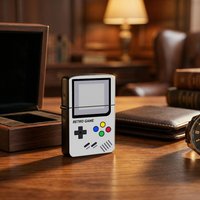 Retro Game Flip - Top Lighter with Retro Game Pattern for Smoking