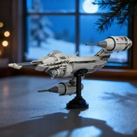 348pcs MOC Midi Mandalorian N 1 Starfighter Model Building Blocks Construction Assemble Idea Festival Gift Toy Birthday