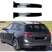 Car Rear Window Side Spoiler ABS Spoilers Canards Splitter For Volkswagen VW Golf 7 Variant Wagen 2014-2017 Gloss Black Carbon