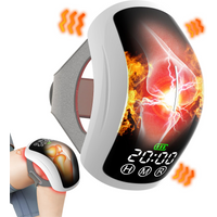 Electric Heated Knee Massager Intelligent Vibration Massage&Infrared 210Pieces Laser Thermotherapy for Knee Pain&Muscle Injury