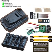 DCB204 Li-ion Battery 5*21700 Plastic Case PCB Charging Protection Circuit Board Box Housing For DeWalt 18V 20V DCB203 DCB200