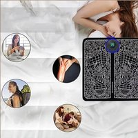 Electric EMS Foot Massager Pad Relief Pain Relax Feet Acupoints Massage Mat Shock Muscle Stimulation Improve Blood Circulation