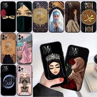 Muslim Arabic Hijab Gir Shell Phone Case for SamsungGalaxy Note 10 20 S23 S24 S25 Ultra FE Plus Edge Lite A02S A35 A07 A17
