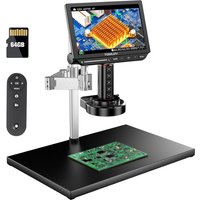 TOMLOV Autofocus Microscope 4K 10.1" HDMI Digital Microscopes TM4K-AF Max Soldering Microscopio LED light for Electronic Repair