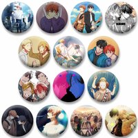Anime Peripheral Given Enamel Pins Cartoon Character Round Brooches Custom Lapel Badges Bag Clothes Accessories Jewelry Gifts