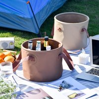 Outdoor Portable Foldable Water Bucket Leak Proof Waterproof Suitable For Fishing Washing Vegetable Soaking Feet Fetching Water