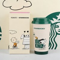 Starbucks Inspired Cute Snoopy Mug 16oz Joe Kind Double Wall Insulated Travel Tumbler Leakproof Lid Great Christmas Gift