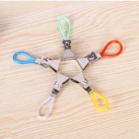 Tea Towel Hanging Clips Clip Clamp On Hooks Loops Hand Towel Hangers Hanging Clothes Pegs Kitchen Bathroom Supplies