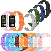 Wristband Soft Silicone Strap For Huawei Band 10 9 8 Watch Bracelet Replacement Sport Watchband Band Accessories