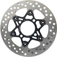 Floating Motorcycle Brake Rotor 220mm 4 Holes Fit Kawasaki Grom Pitbike Dirtbike Scooter Streetbike
