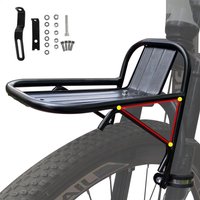 AliExpress NONE Bike Front Rack Aluminum Alloy Luggage Carrier Racks Stable Mountain Bike Front Luggage Rack for Cycling Mountain/Road Bike