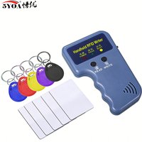 5YOA Handheld RFID ID Card Writer Copier 125KHz EM4100 5200 Duplicator T5577 Rewritable Keyfobs Tags Programmer Access Control