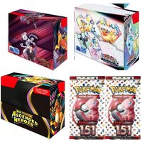 50Pcs Pokemon Card MEGA ASCEND HEROES Prismatic Evolutions Scarlet Violet 151 English Booster Battle Collection Card Gifts