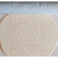 Large Pattern Design Ancient Egyptian God Symbols Prints Laser Engraved Clay Embossed Rolling Pin/Tube Art Project Tools