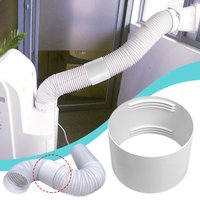 Portable Air Conditioner Exhaust Hose Coupler 5.9" Air Conditioner Hose Coupler Adapter AC Hose Connector for Clockwise
