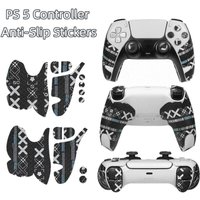 New PU Gamepad Stickers Grip Enhancement Skin Protection Gamepad Pad Dustproof Easy Application Controller Film for PS 5