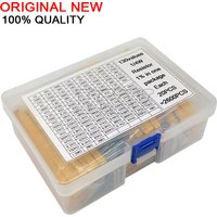 2600PCS/lLOT 130 Values 1/4W 0.25W 1% Metal Film Resistors Assorted Pack Kit Set Lot Resistors Assortment Kits Fixed Resistor