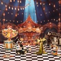 1pack/2pack Theater Theme Scene Sticker Pack Wonder Night Tour Series Dual Material Scene Building 6 Styles sticker