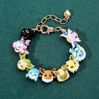 Japanese cartoon anime cute Pokémon bracelet alloy bracelet Adjustable holiday gift suitable for Pokémon fans