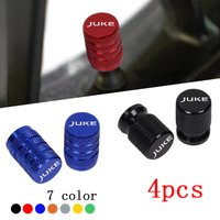 4pcs Car CNC Aluminum Tire Valve Air Port Stem Cover Caps For Nissan Juke F15 F16 Accessories
