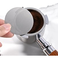 Espresso Filter Holder 0.2mm Screen for 51/53/58.5mm Portafilter Barista Accessory Coffee Puck Tool Home Kitchen Brewing