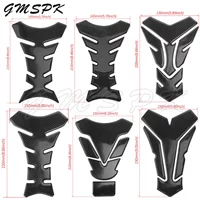 Motorcycle Fishbone Carbon Fiber Style Fuel Tank Pad Sticker Tankpad Protector Decals Fit for Yamaha Honda Kawasaki Suzuki BMW