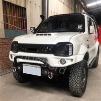 For Suzuki JIMNY JB43 2012-2018 Front Bumper Grill Mask Radiator Grille light cover led Car accessories accesorios para auto