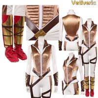 Teela Cosplay Jumpsuit Belt Strap Costume Movie Universe Bodysuit Roleplay Outfits Halloween Carnival Fantasy Women Disfraz Suit