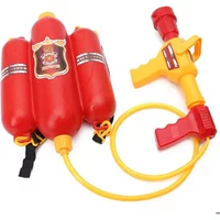Firefighter Toy Fire Backpack Water Gun Large Capacity Water Gun Fireman Role Play Pool Toys Fire Extinguisher Watergun